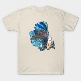 blue sea ornamental fish T-Shirt